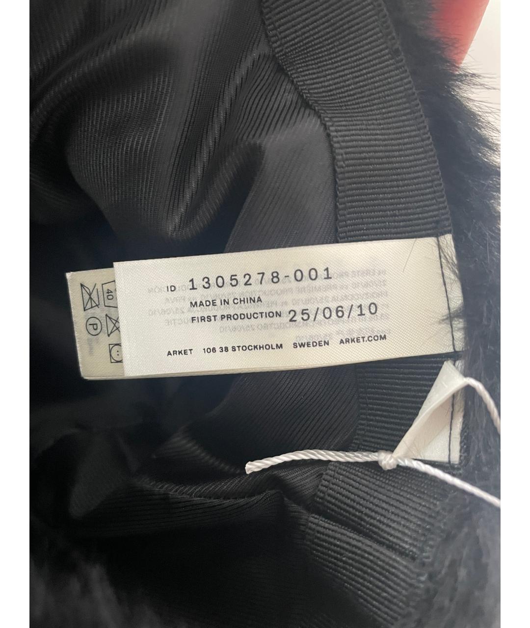 ARKET Черная шапка, фото 3