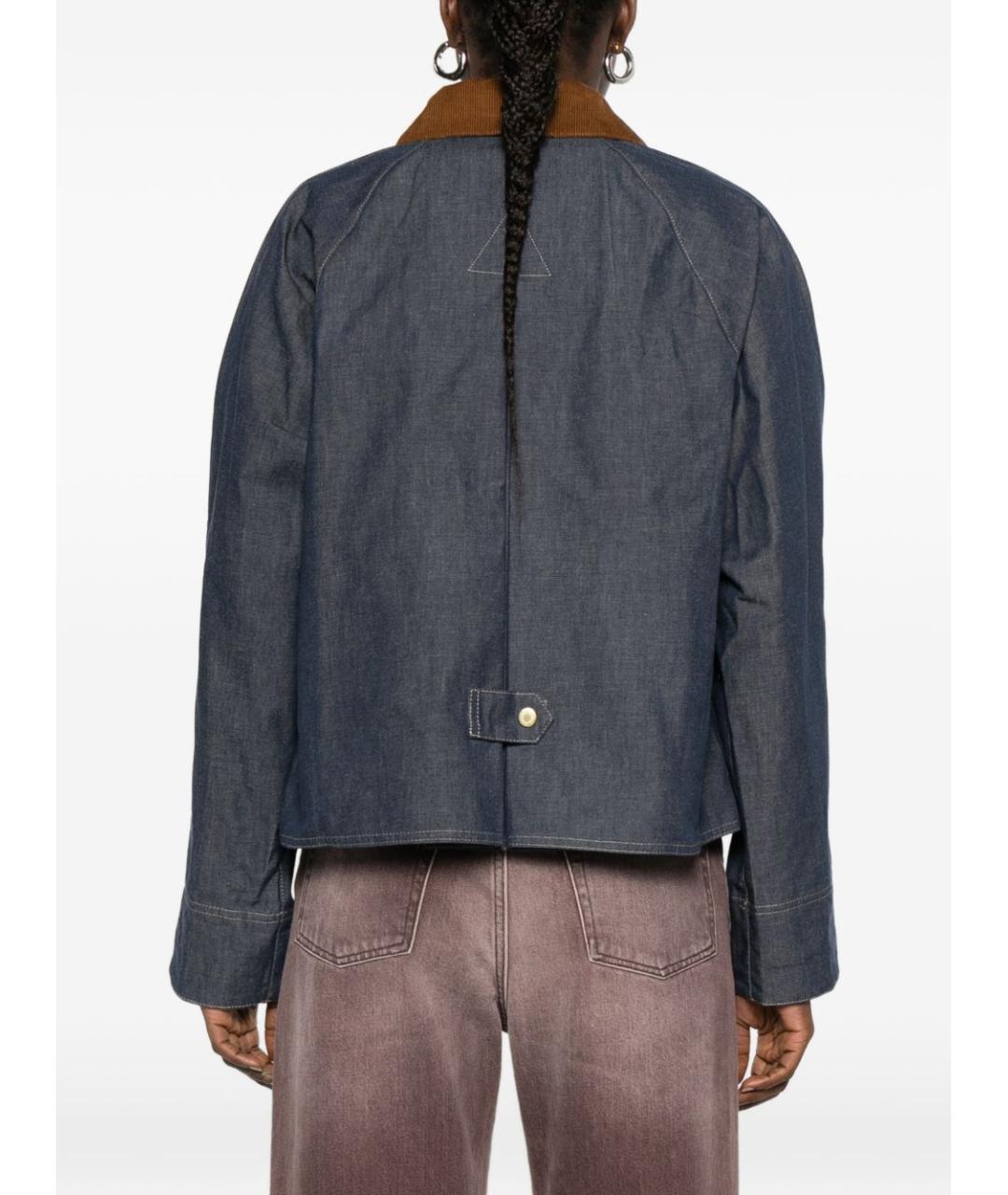 BARBOUR Синяя хлопковая куртка, фото 5