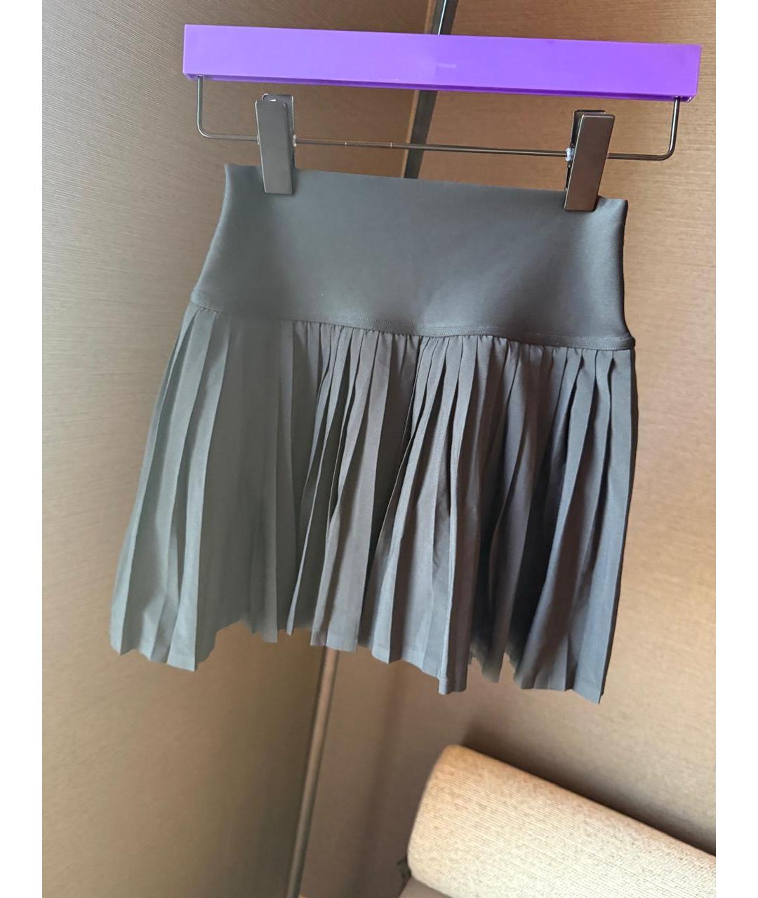 ALO YOGA Черная юбка-шорты, фото 4