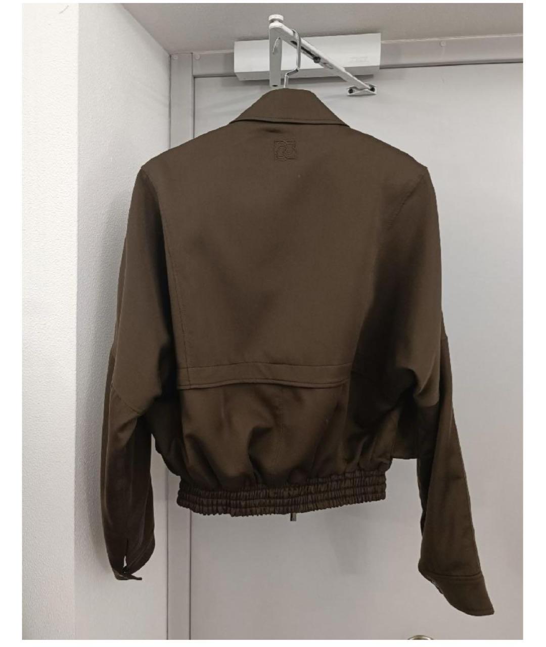 MAGDA BUTRYM Коричневая шелковая куртка, фото 2