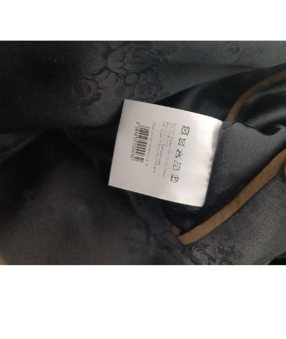 MAGDA BUTRYM Коричневая шелковая куртка, фото 4