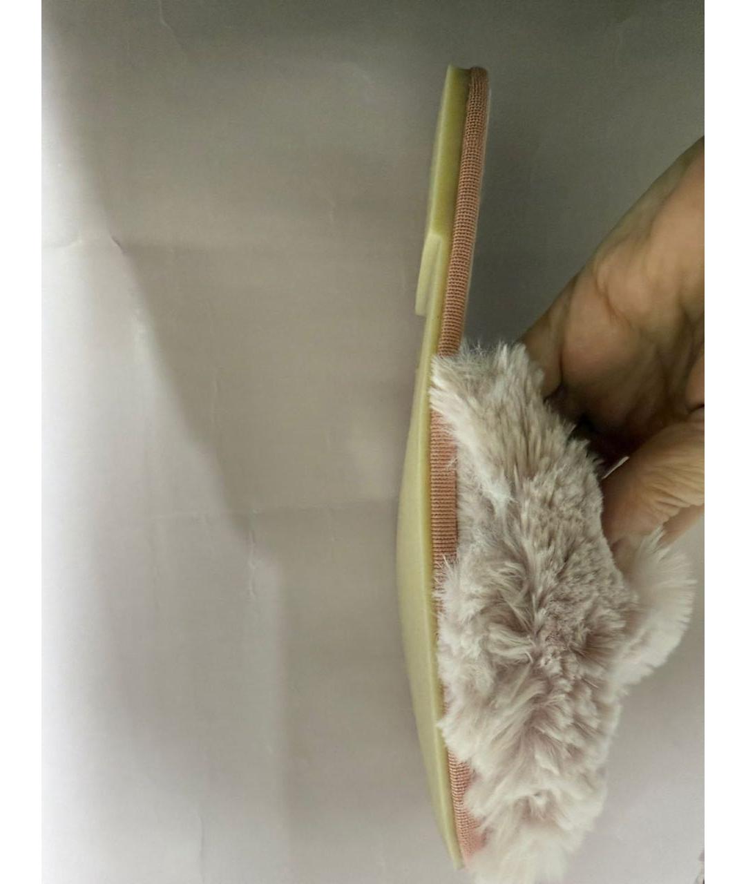 BLUMARINE Белые шлепанцы, фото 5