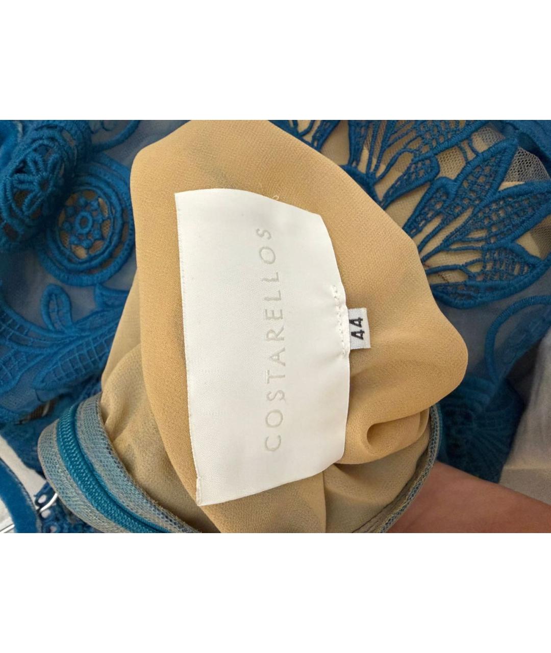 COSTARELLOS Темно-синее вечернее платье, фото 4