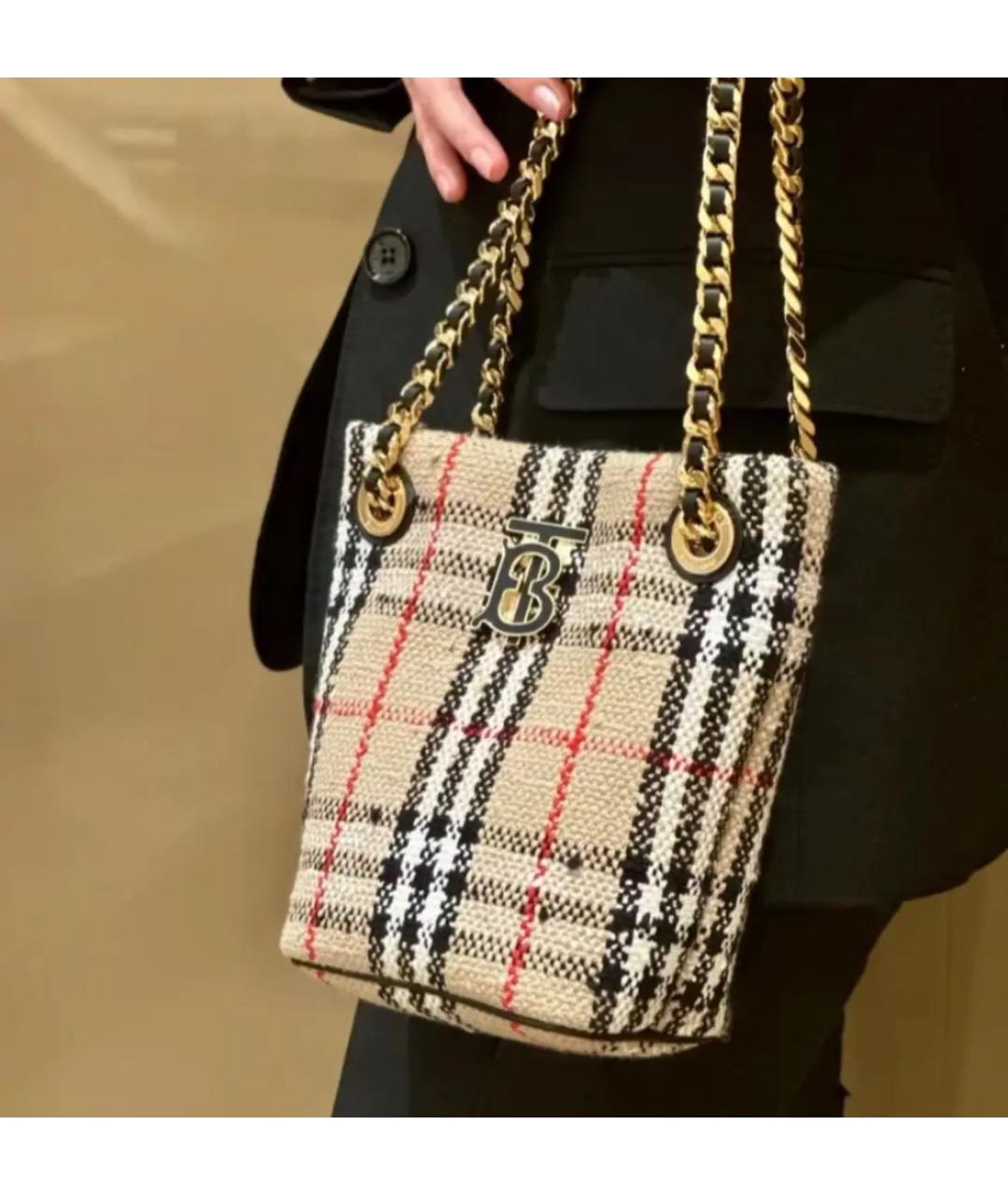 BURBERRY Бежевая сумка тоут, фото 4