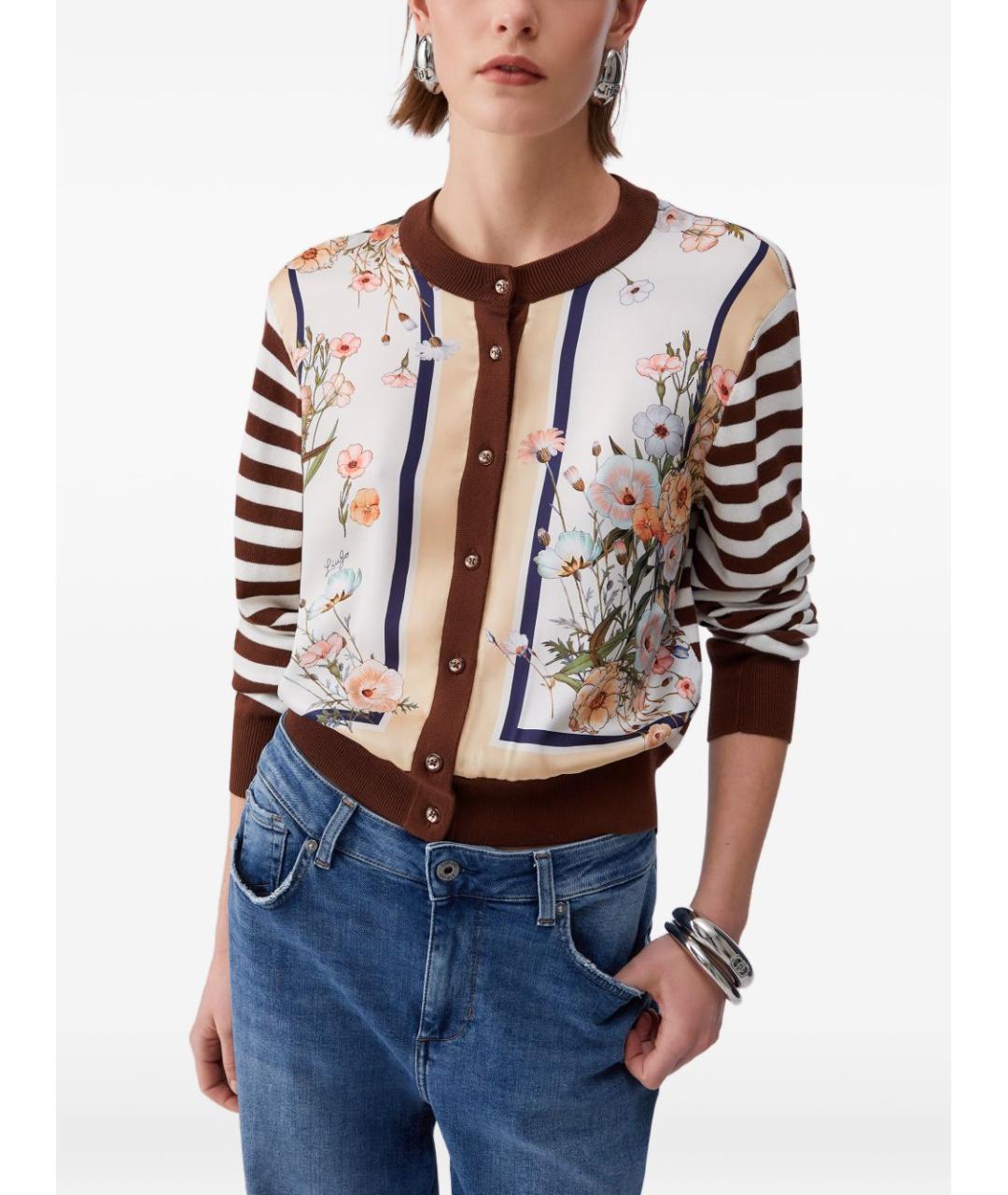 LIU JO Мульти вискозный кардиган, фото 5