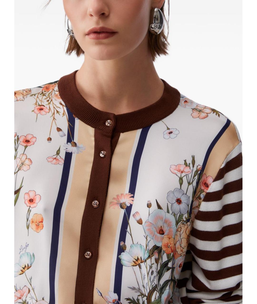 LIU JO Мульти вискозный кардиган, фото 4