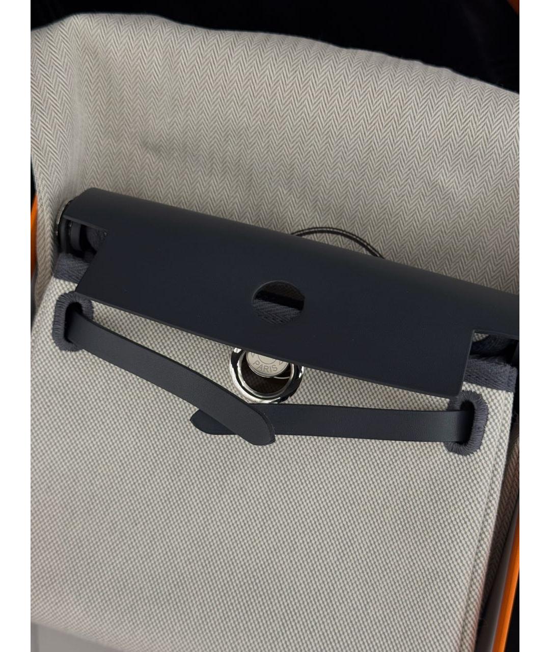 HERMES Серая сумка через плечо, фото 4