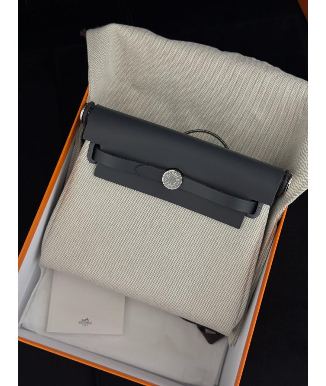 HERMES Серая сумка через плечо, фото 2