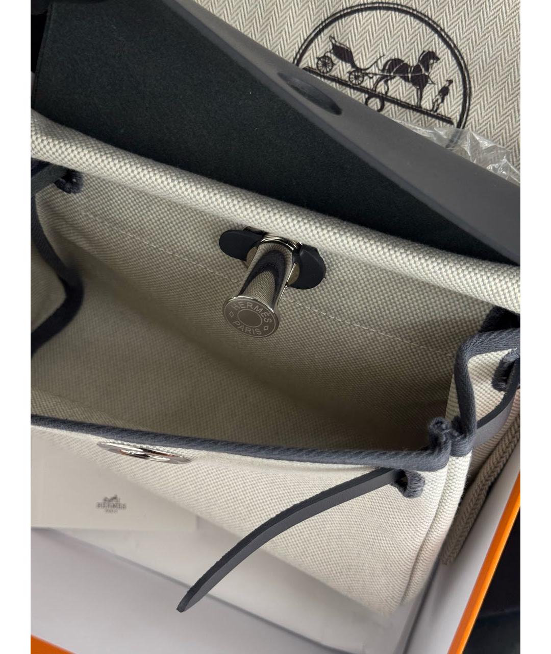 HERMES Серая сумка через плечо, фото 5