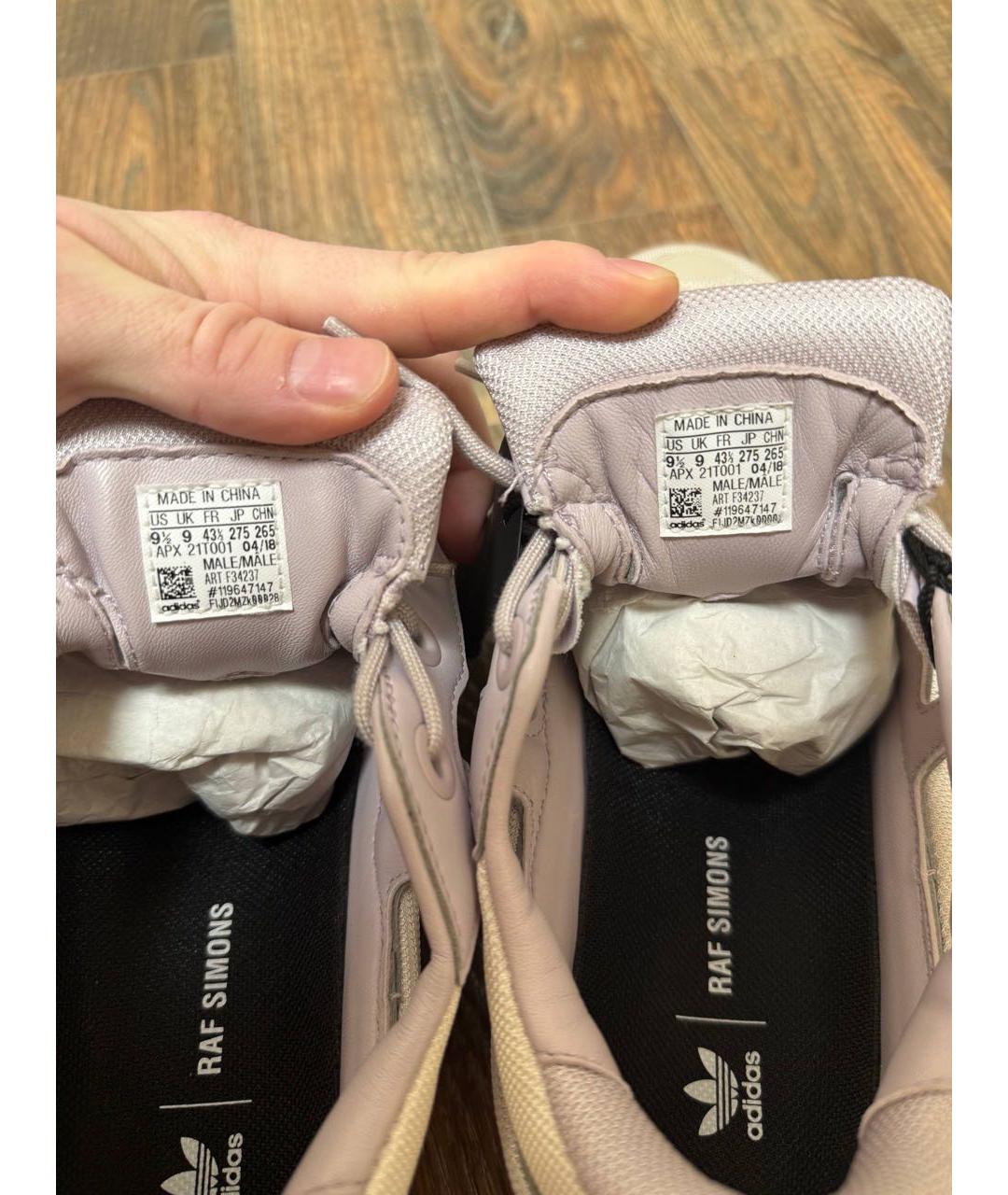 ADIDAS X RAF SIMONS Синтетические низкие кроссовки / кеды, фото 5