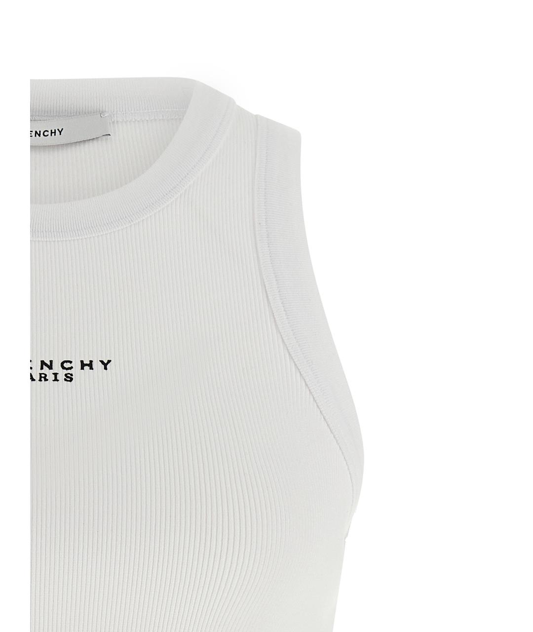 GIVENCHY Белая хлопковая майка, фото 3