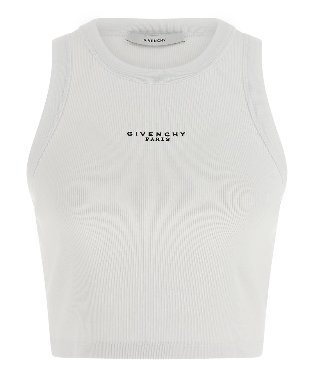 GIVENCHY Белая хлопковая майка, фото 1