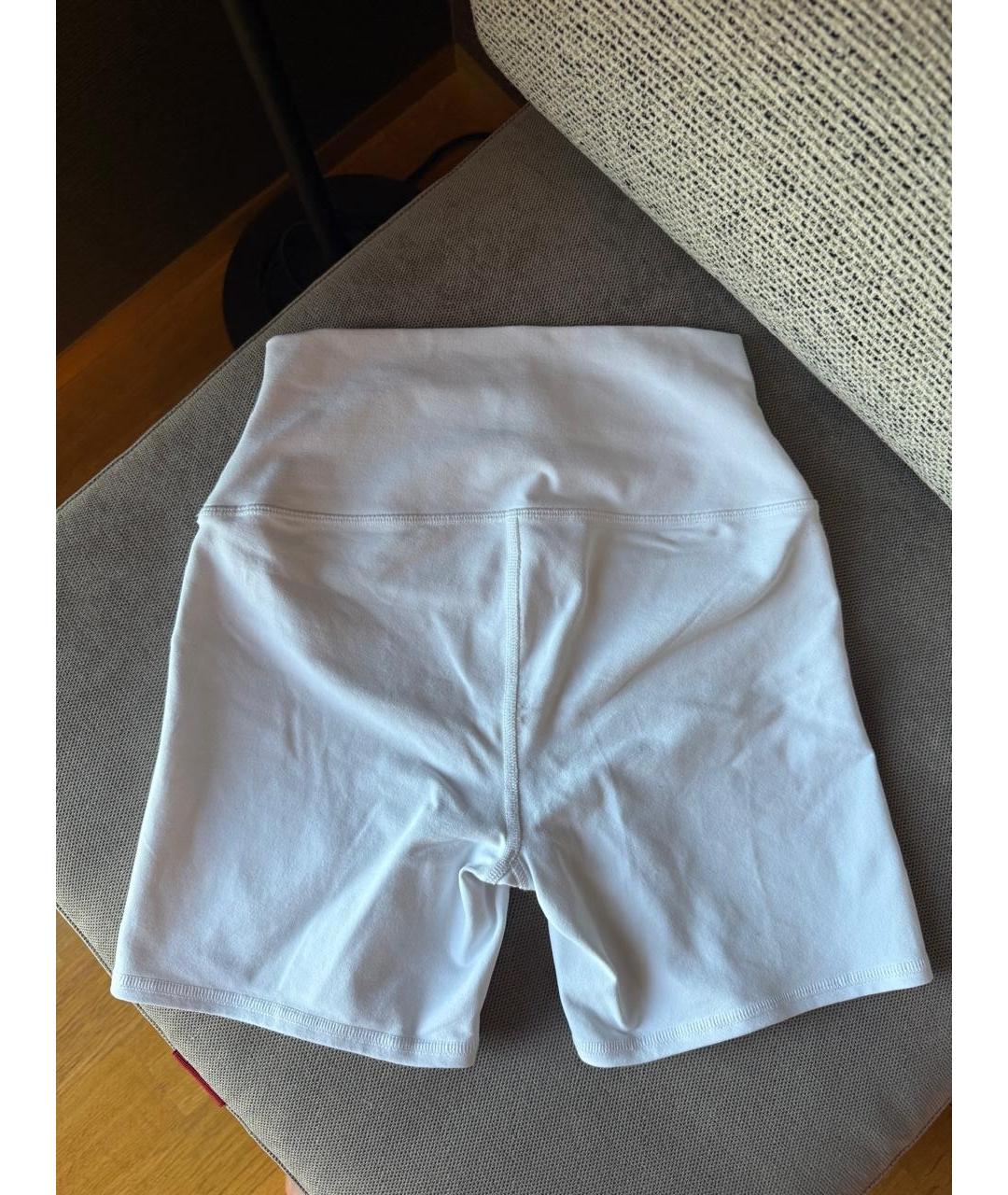 ALO YOGA Белые леггинсы и велосипедки, фото 2