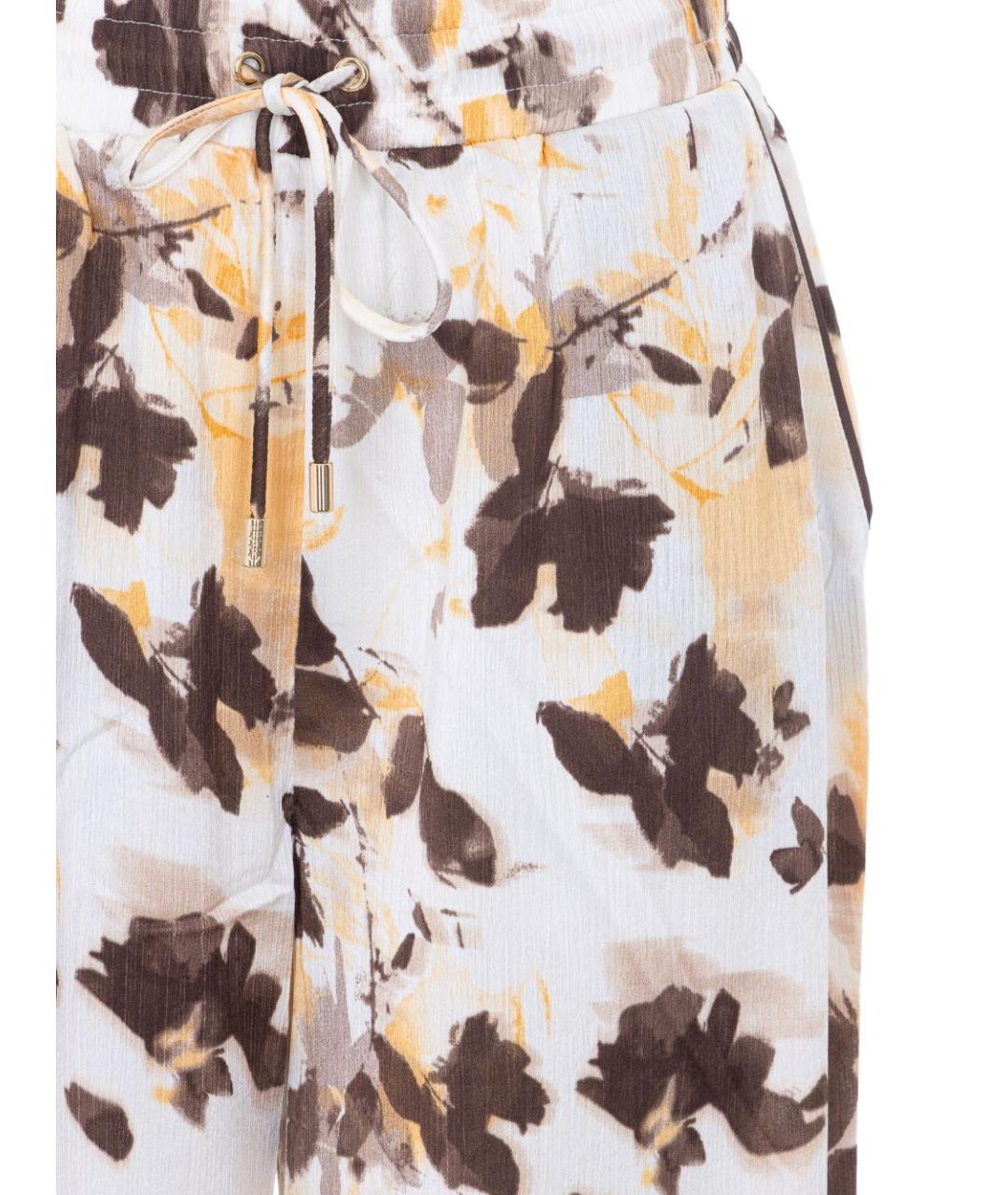 LIU JO Мульти полиэстеровые прямые брюки, фото 3