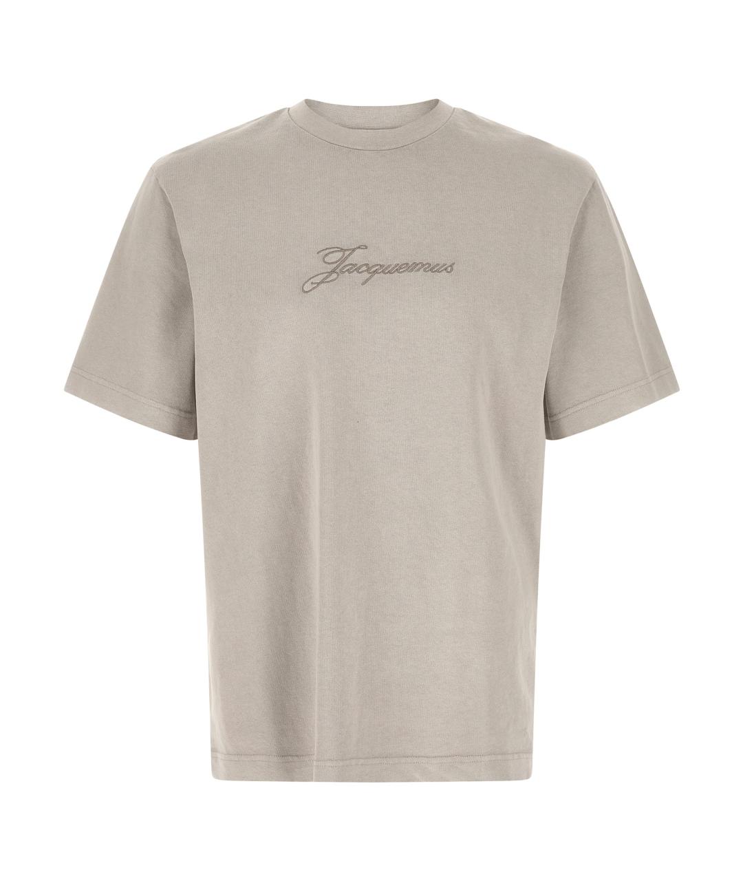 JACQUEMUS Мульти хлопковая футболка, фото 1