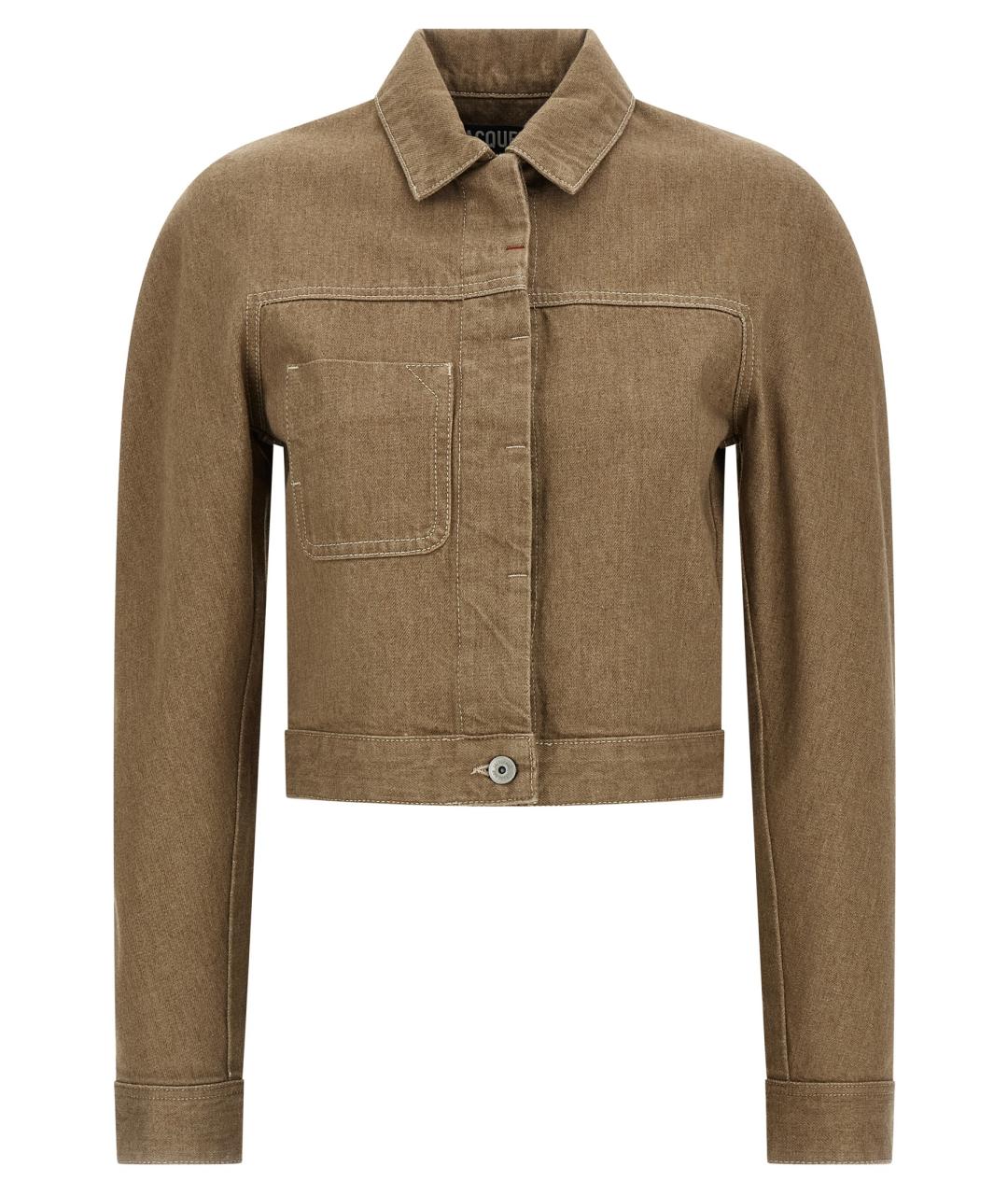 JACQUEMUS Бежевая хлопковая куртка, фото 1