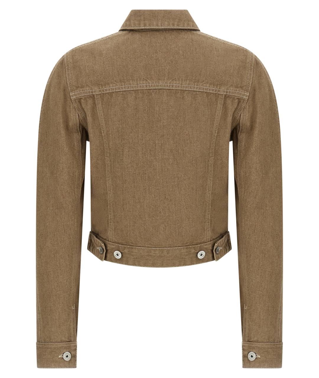 JACQUEMUS Бежевая хлопковая куртка, фото 2