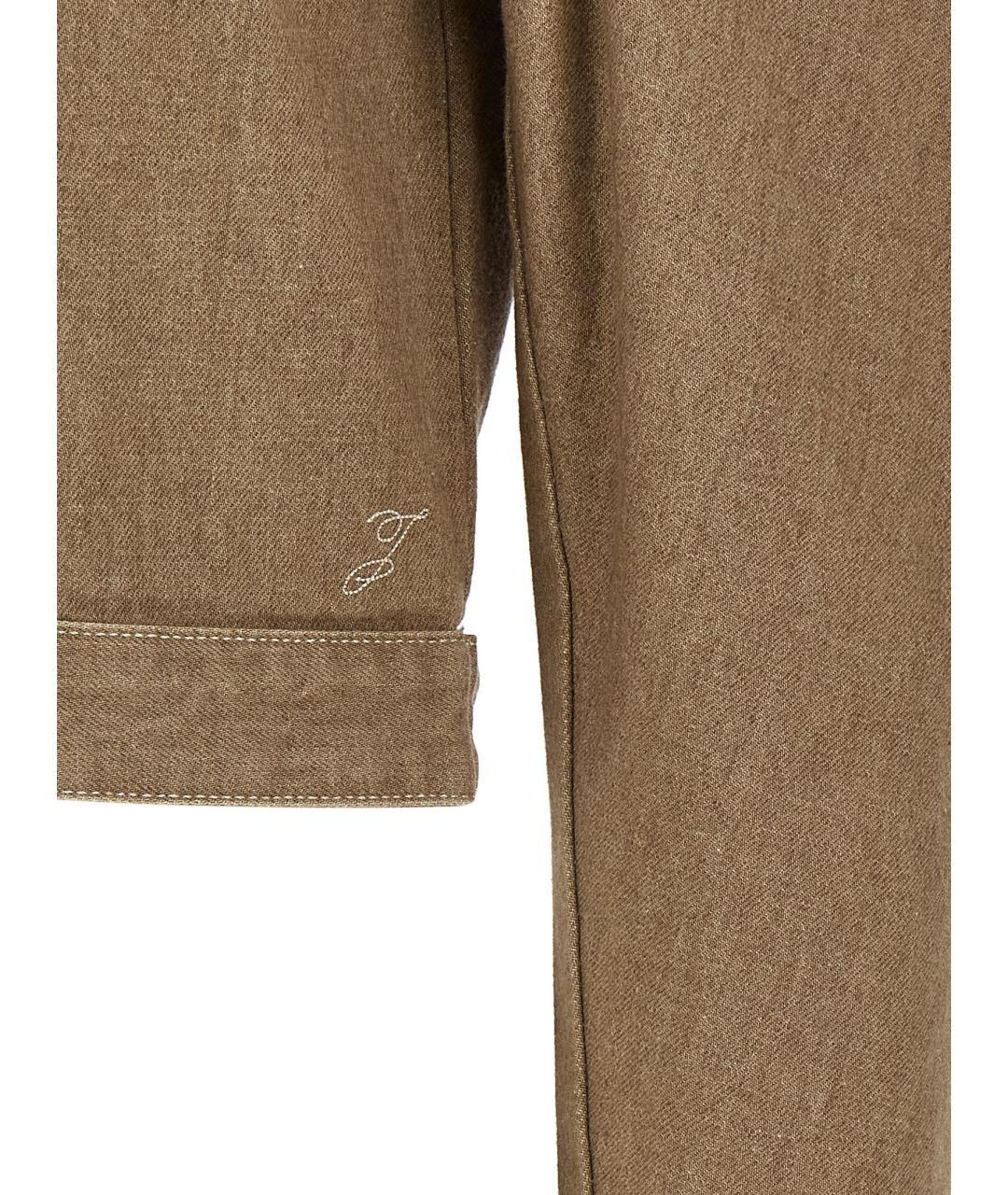 JACQUEMUS Бежевая хлопковая куртка, фото 5