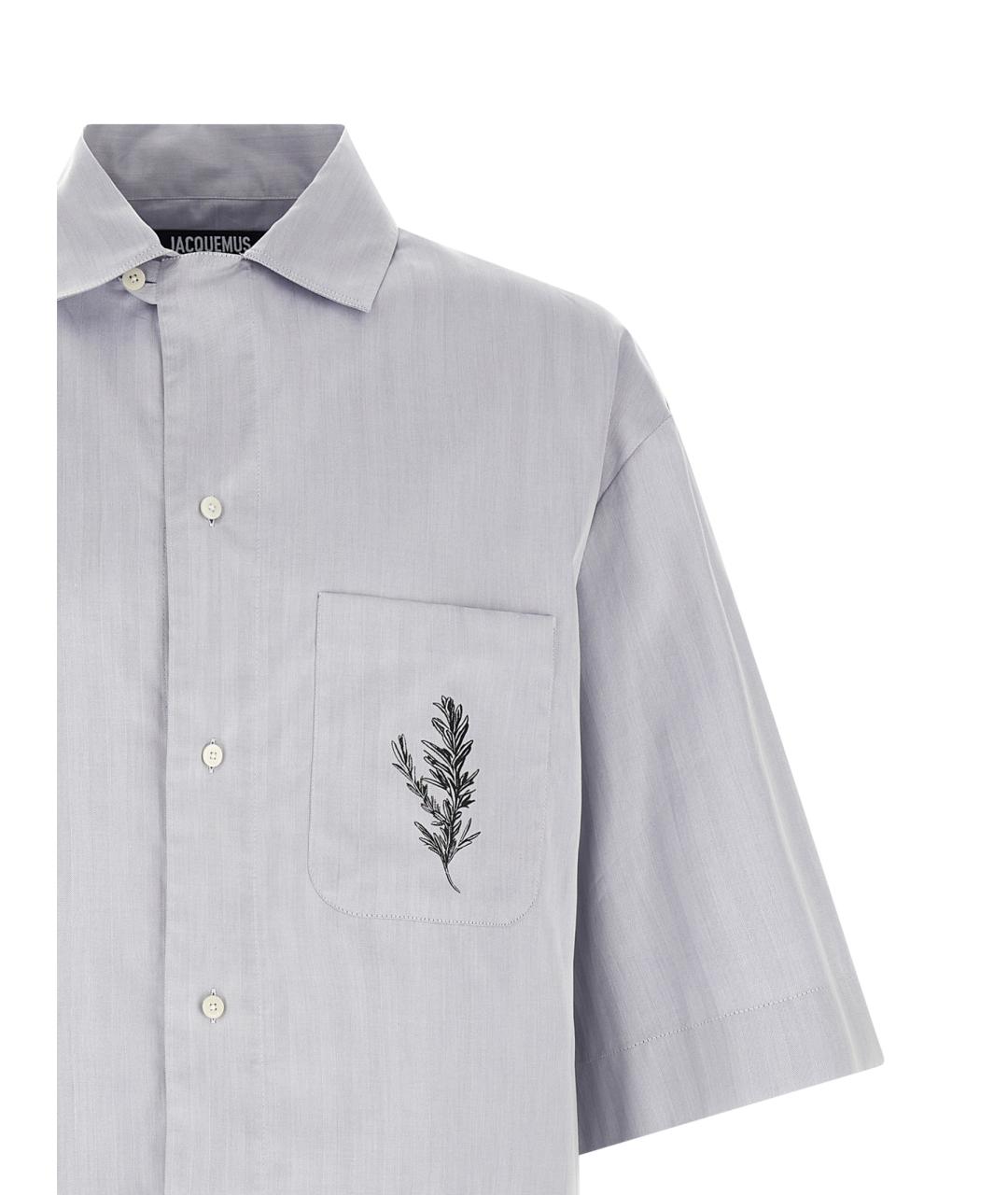 JACQUEMUS Мульти хлопковая кэжуал рубашка, фото 3