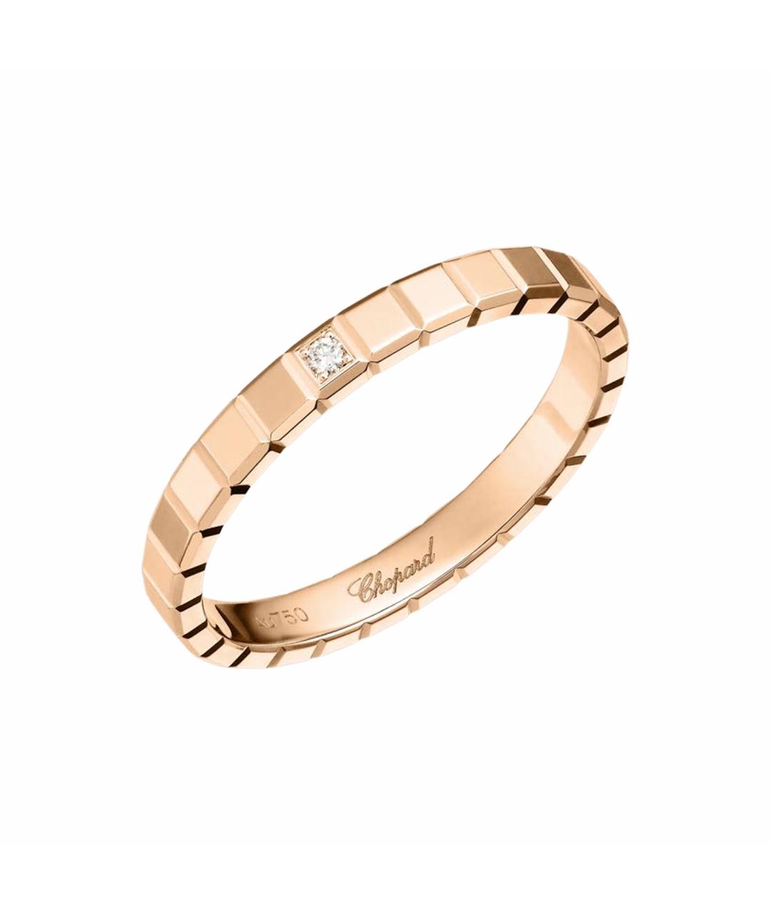 CHOPARD Бежевое кольцо из розового золота, фото 1