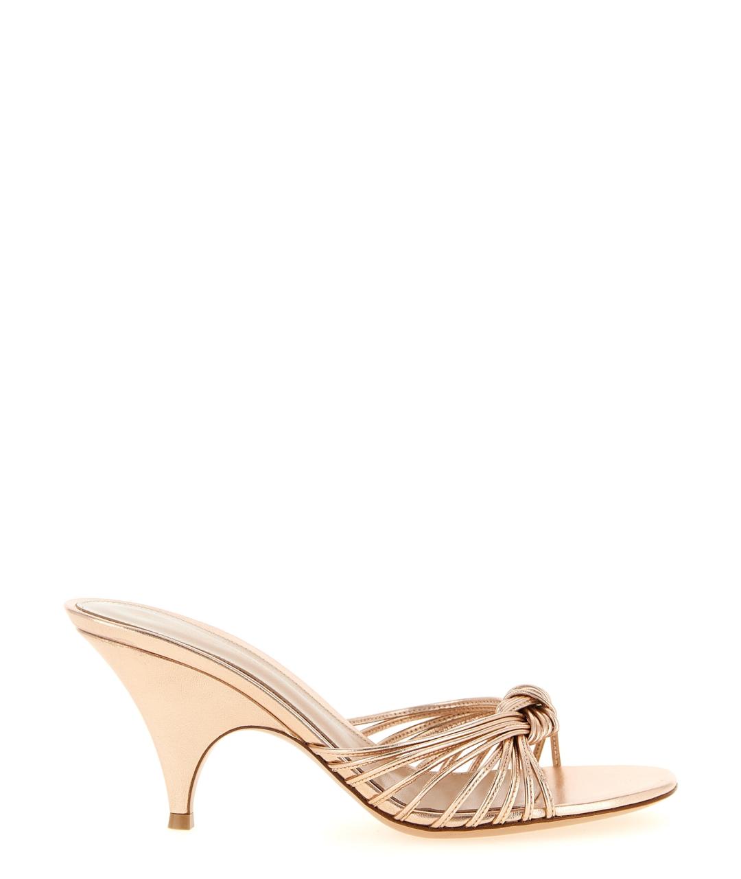 GIANVITO ROSSI Мульти кожаные мюли, фото 1