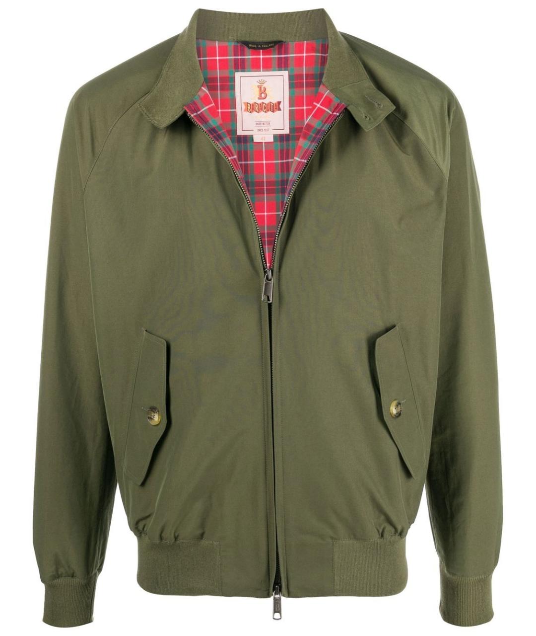 BARACUTA Зеленая полиэстеровая куртка, фото 1