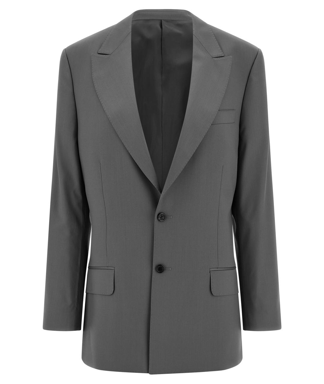 ARMARIUM Серый шерстяной жакет/пиджак, фото 1