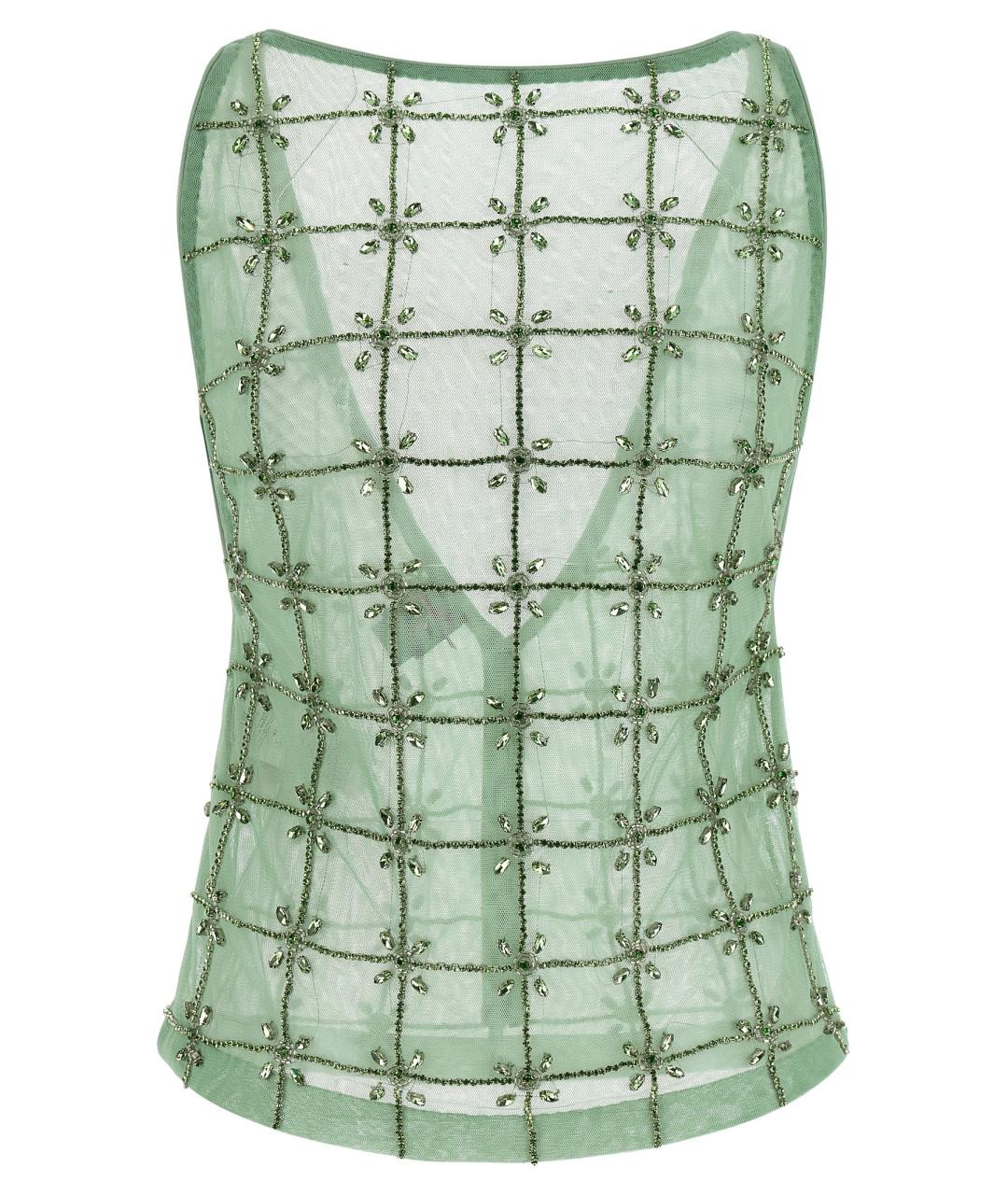 PINKO Зеленая полиэстеровая блузы, фото 1