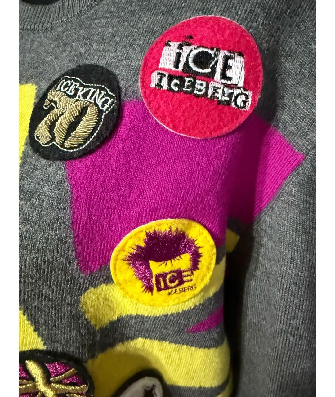 ICEBERG Мульти хлопковый джемпер / свитер, фото 4