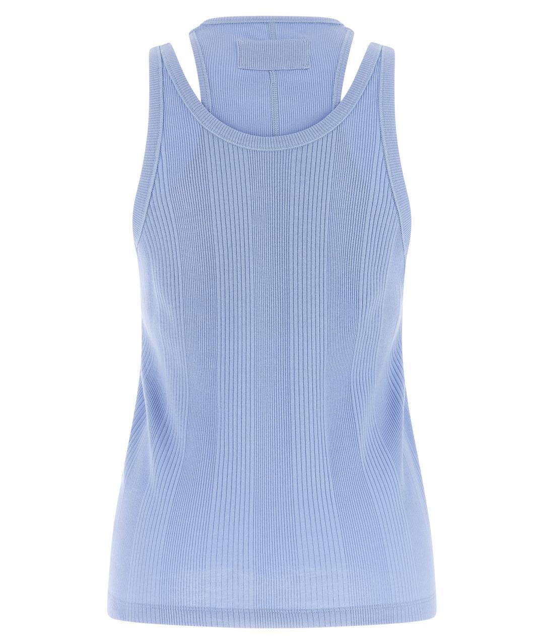 ARMARIUM Голубая хлопковая майка, фото 3