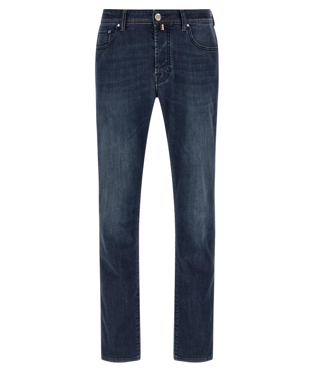 JACOB COHEN Синие хлопковые джинсы скинни, фото 1