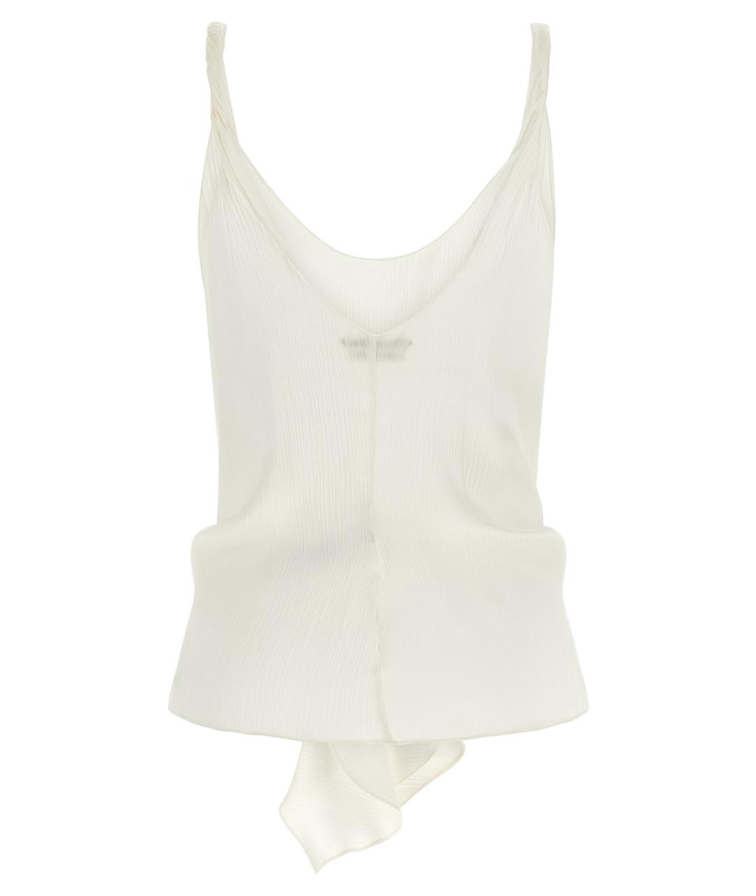 J.W.ANDERSON Белая шелковая майка, фото 2