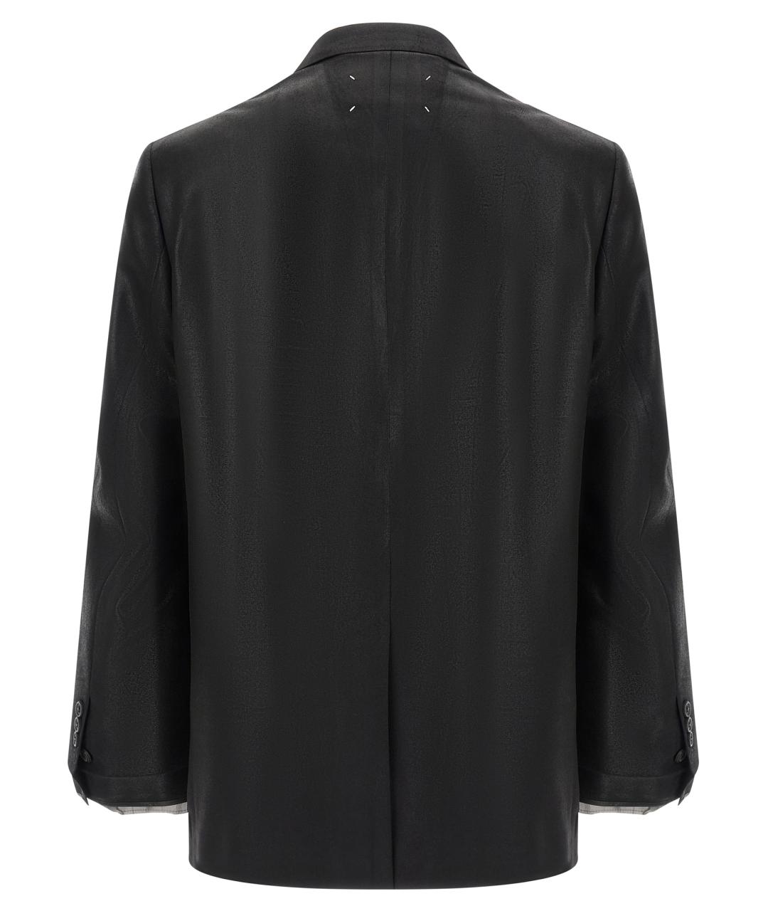 MAISON MARGIELA Черный шерстяной пиджак, фото 2