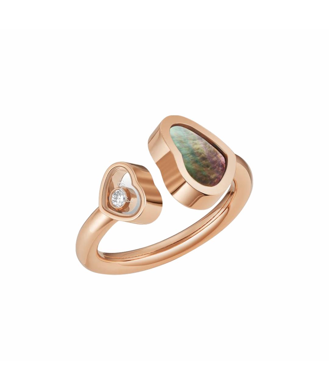 CHOPARD Бежевое кольцо из розового золота, фото 1