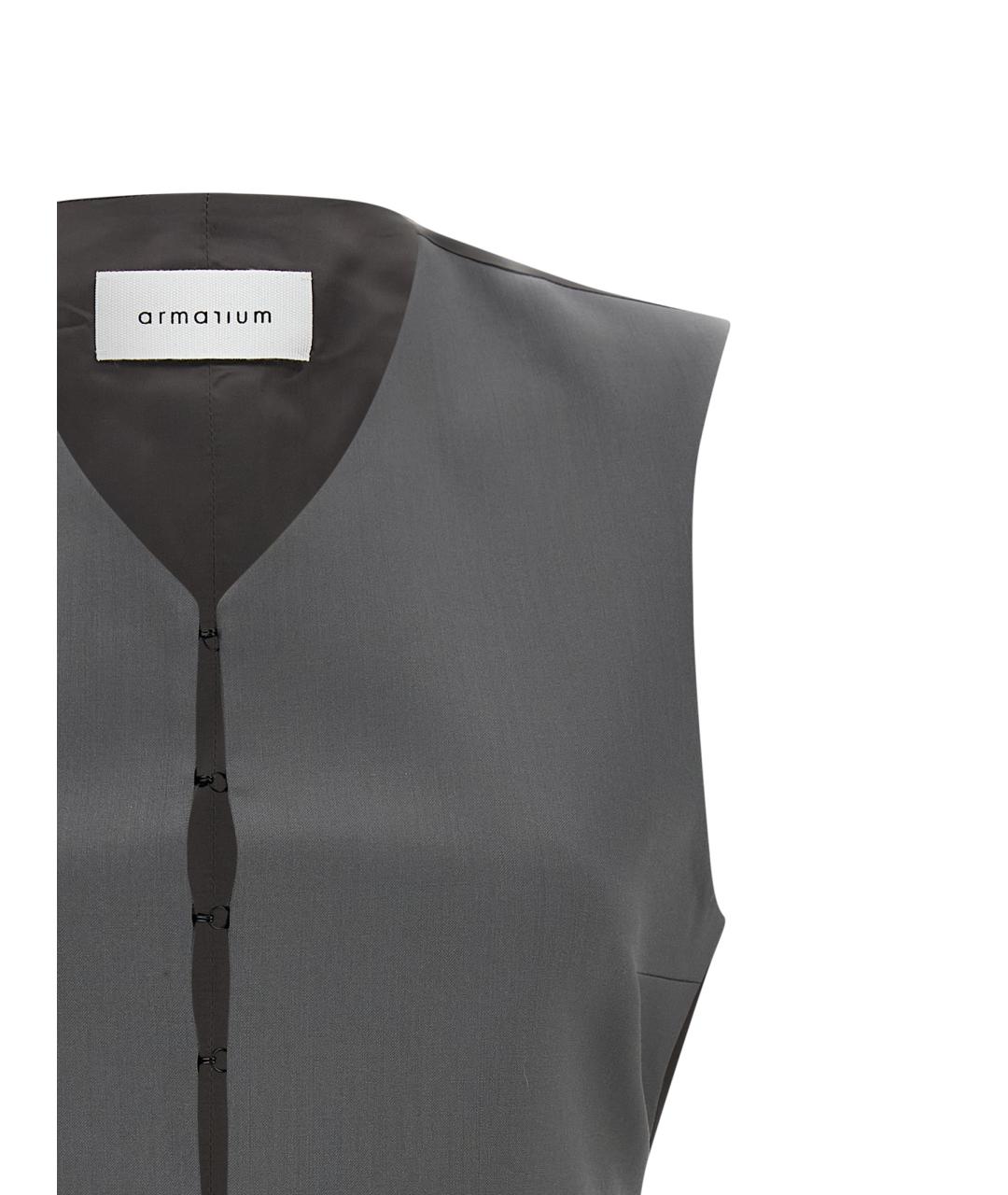 ARMARIUM Серый шерстяной жилет, фото 3