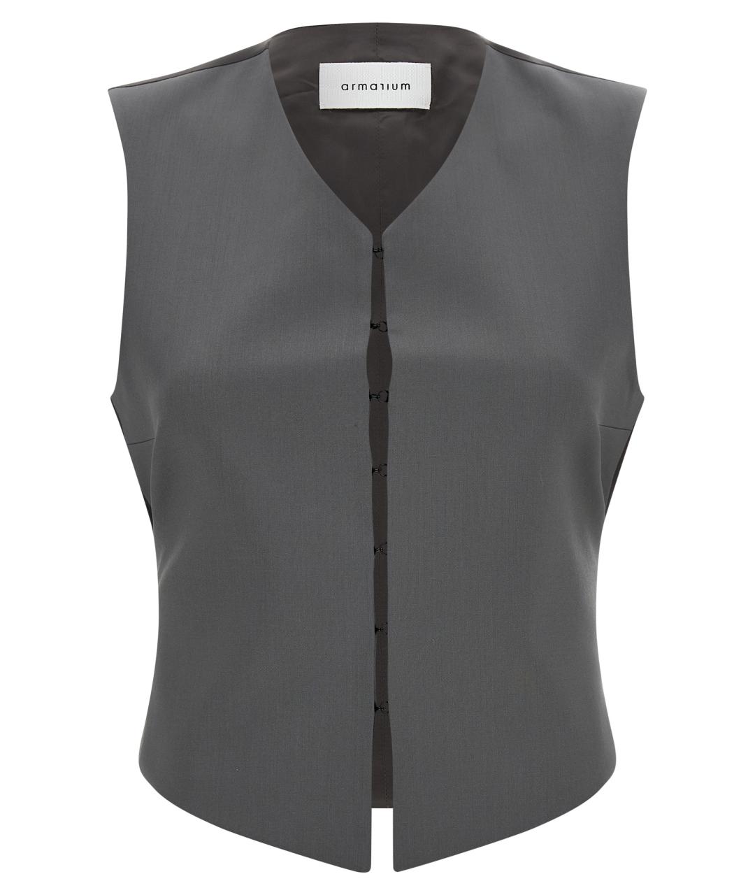 ARMARIUM Серый шерстяной жилет, фото 1