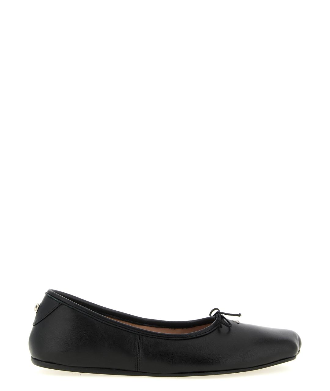 VIVIENNE WESTWOOD Черные кожаные балетки, фото 2