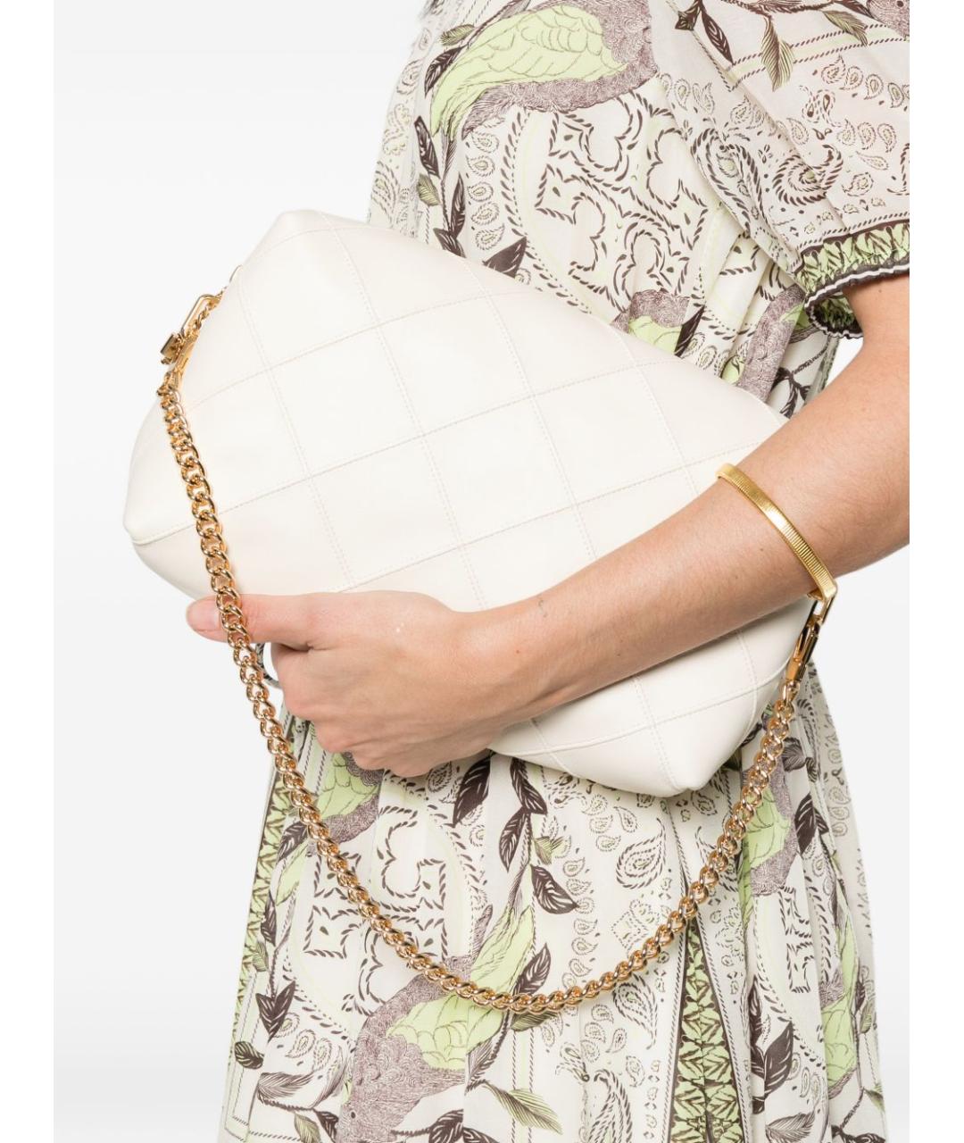 TORY BURCH Бежевая сумка с короткими ручками, фото 4