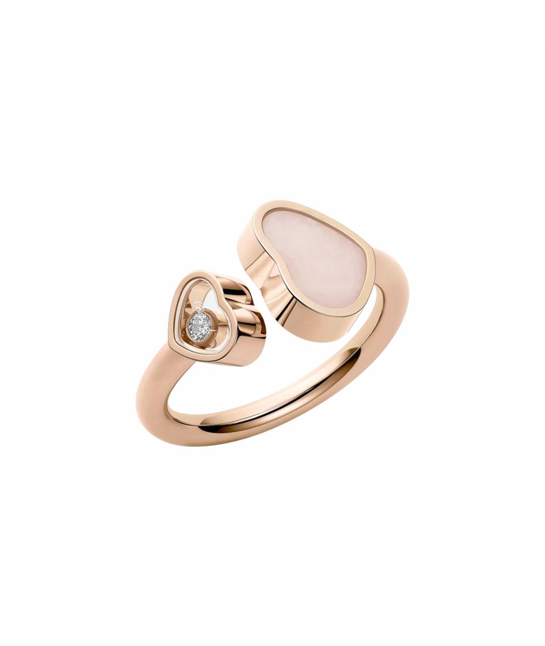 CHOPARD Бежевое кольцо из розового золота, фото 1