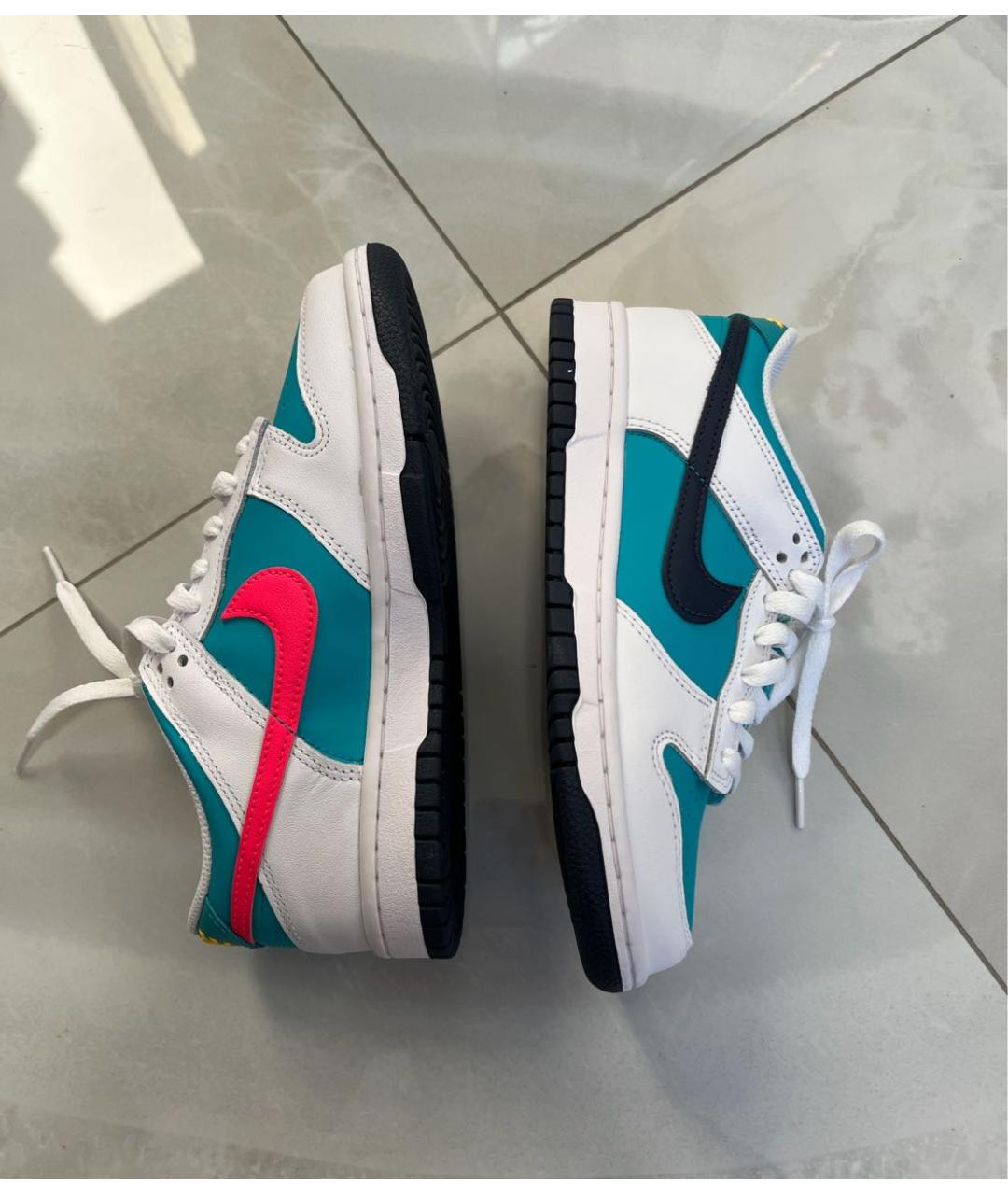 NIKE Белые кожаные кеды, фото 2