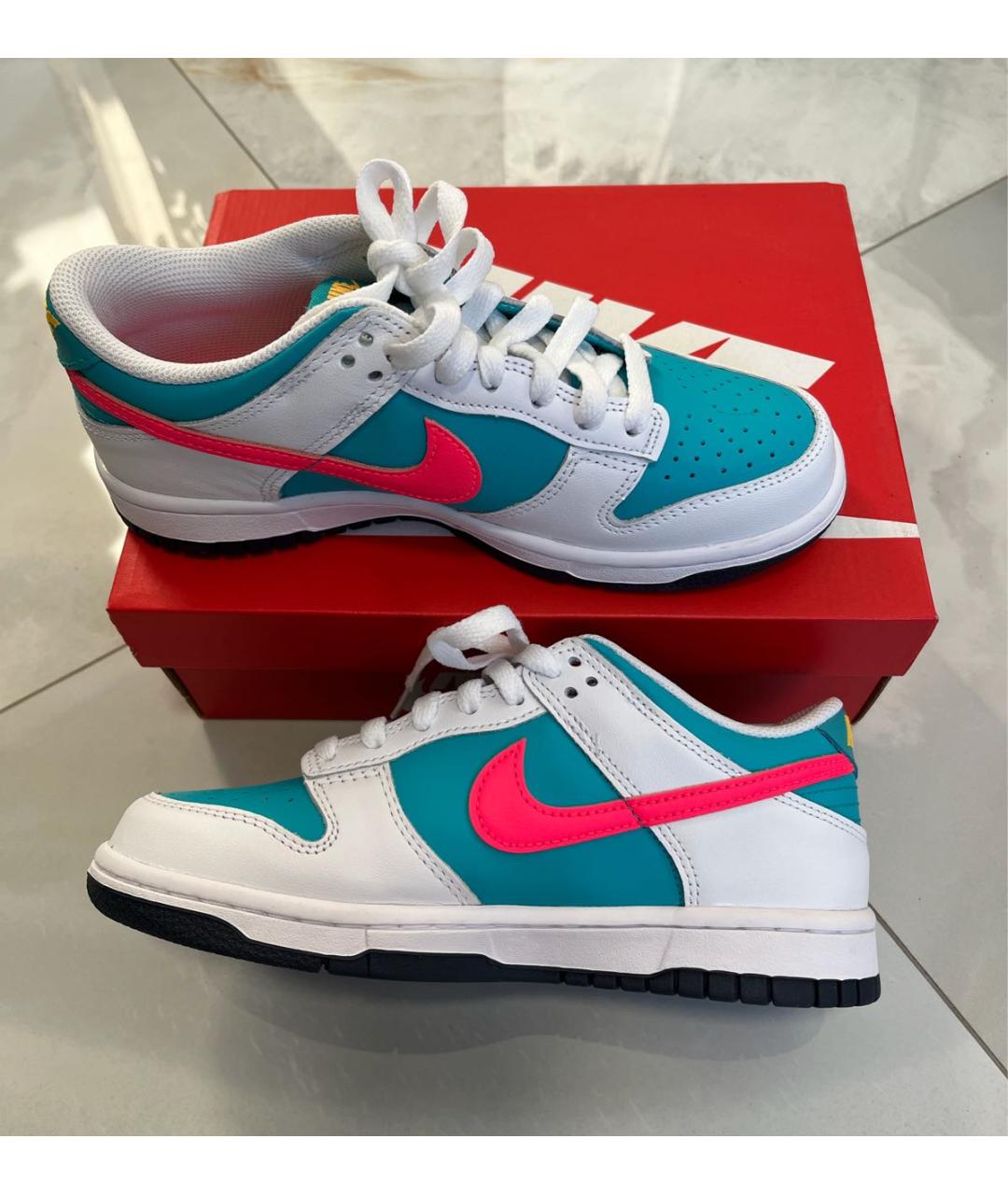 NIKE Белые кожаные кеды, фото 5