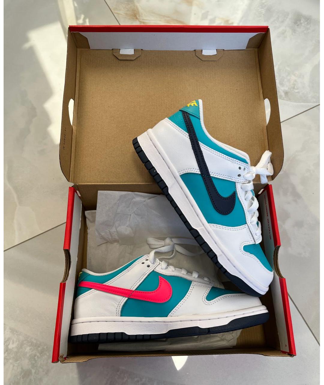 NIKE Белые кожаные кеды, фото 6