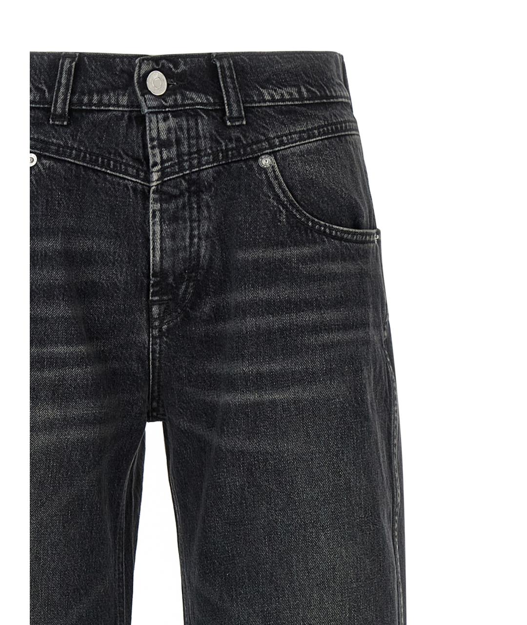 ARMARIUM Черные хлопковые прямые джинсы, фото 3