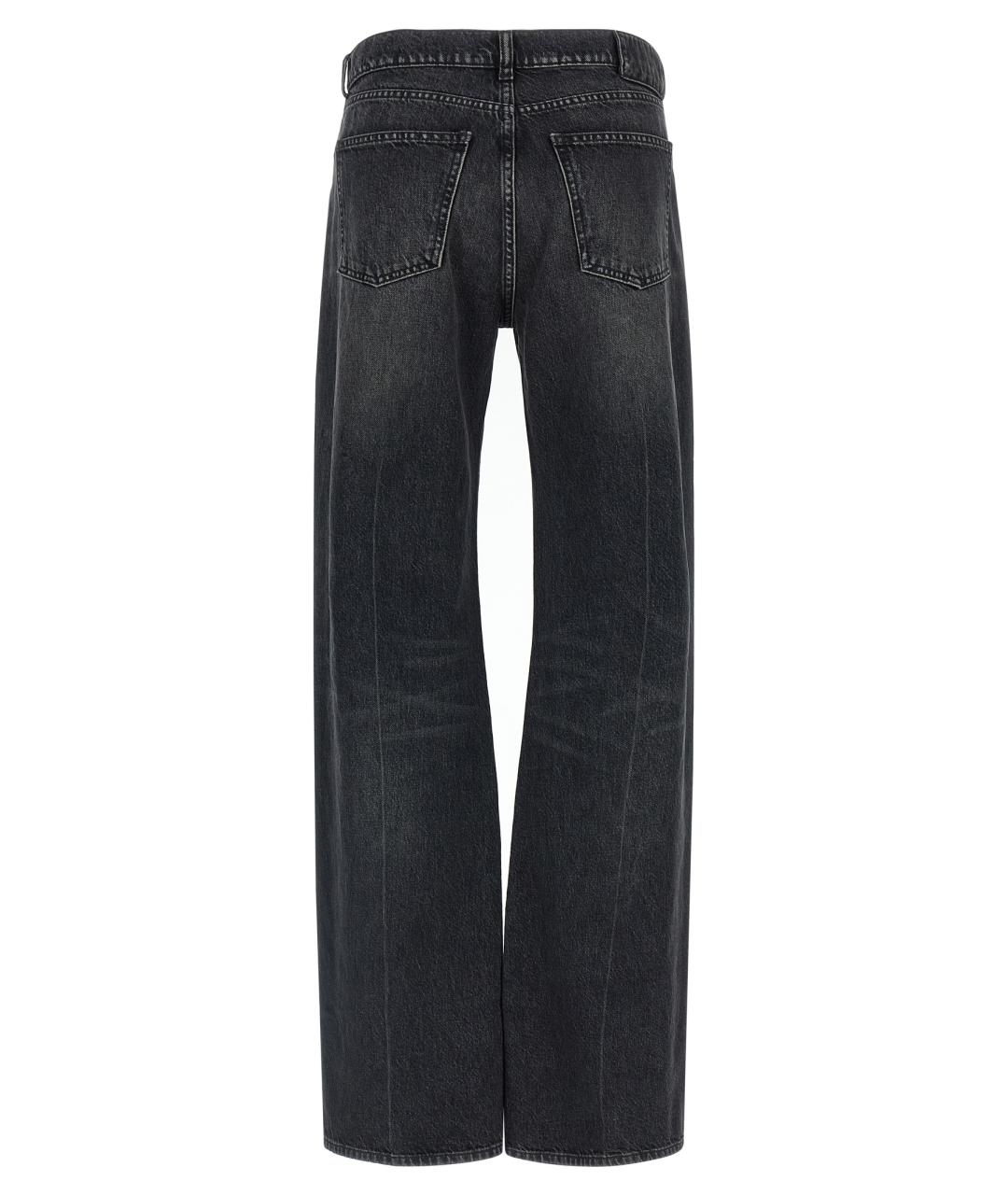 ARMARIUM Черные хлопковые прямые джинсы, фото 2