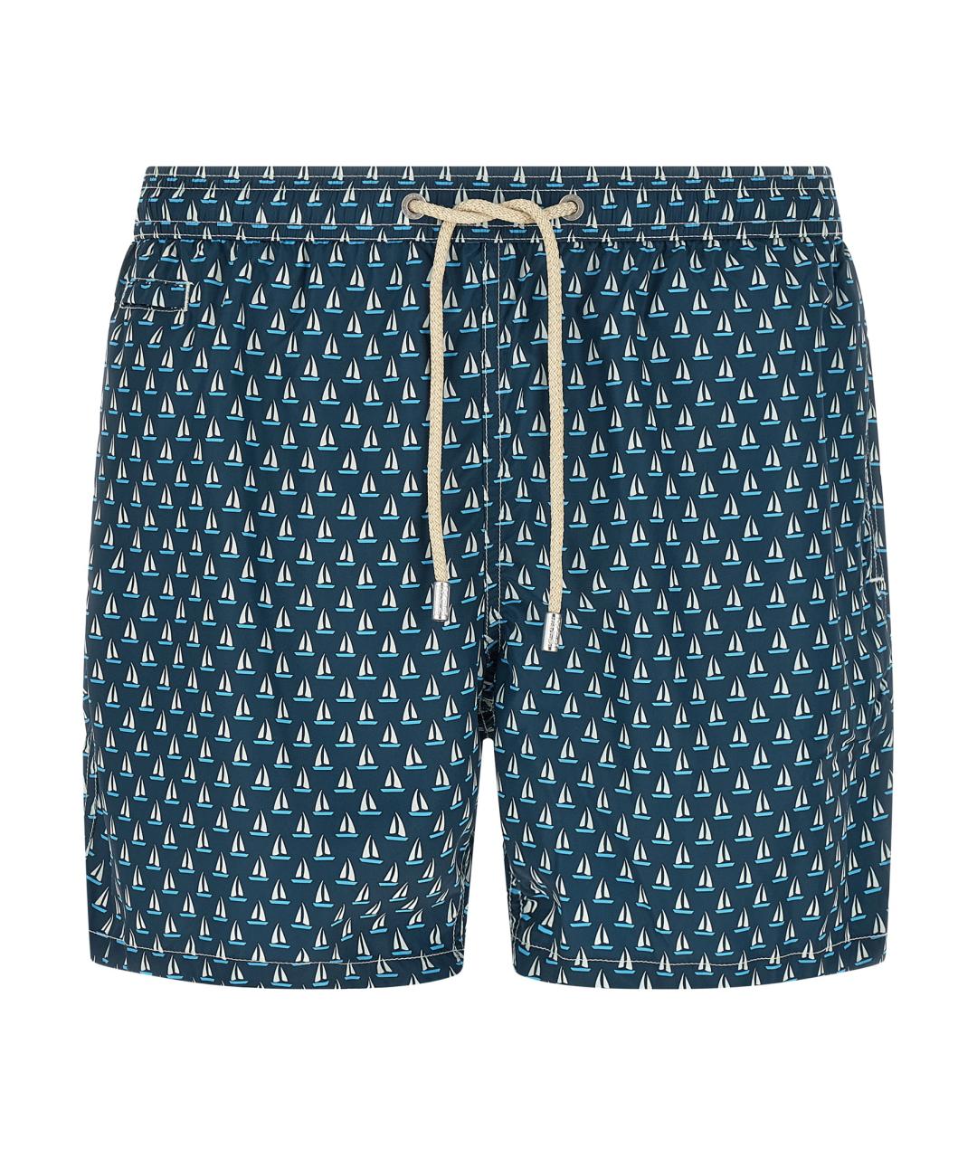 MC2 SAINT BARTH Синие полиэстеровые плавки, фото 1