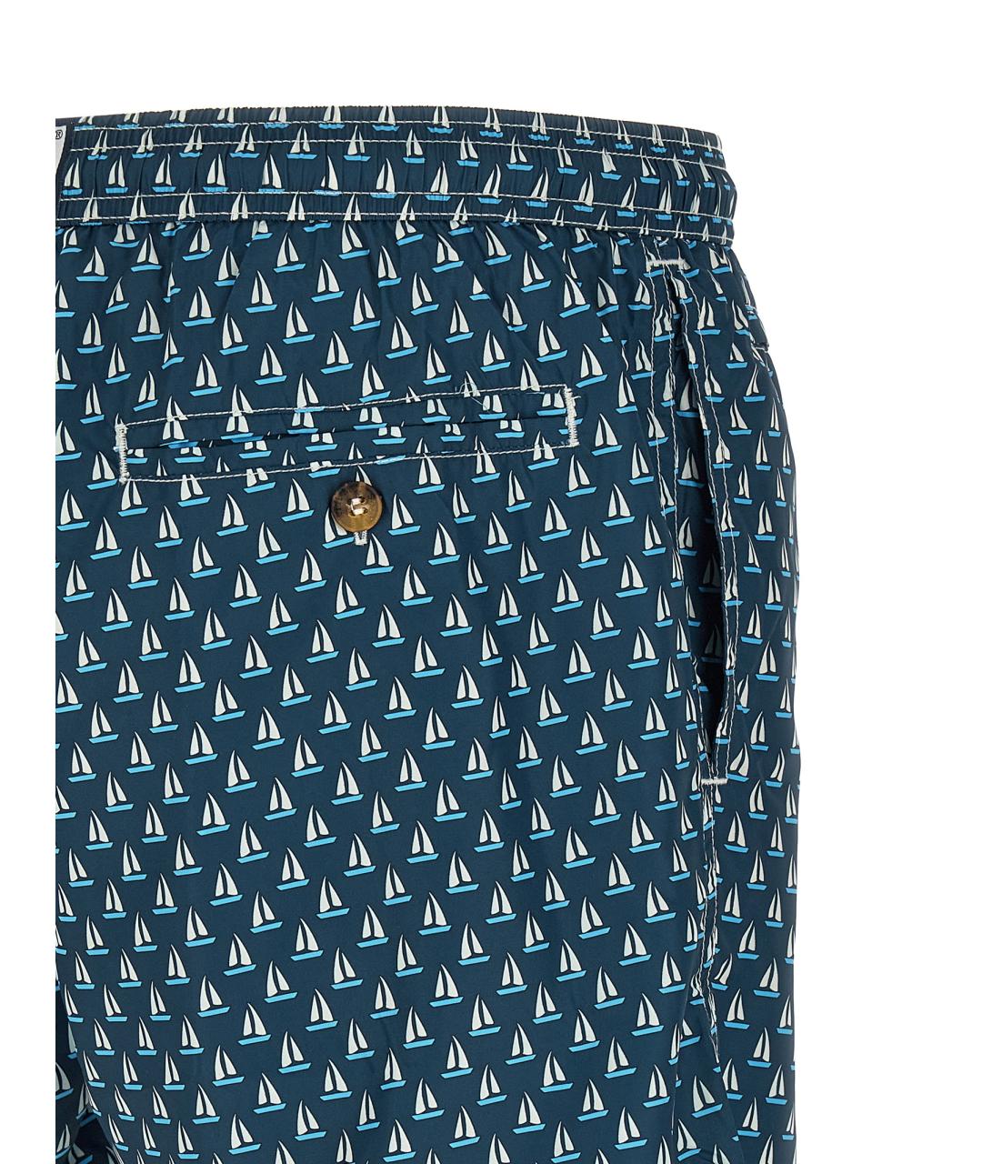 MC2 SAINT BARTH Синие полиэстеровые плавки, фото 4