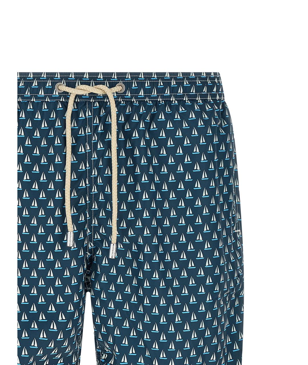 MC2 SAINT BARTH Синие полиэстеровые плавки, фото 3