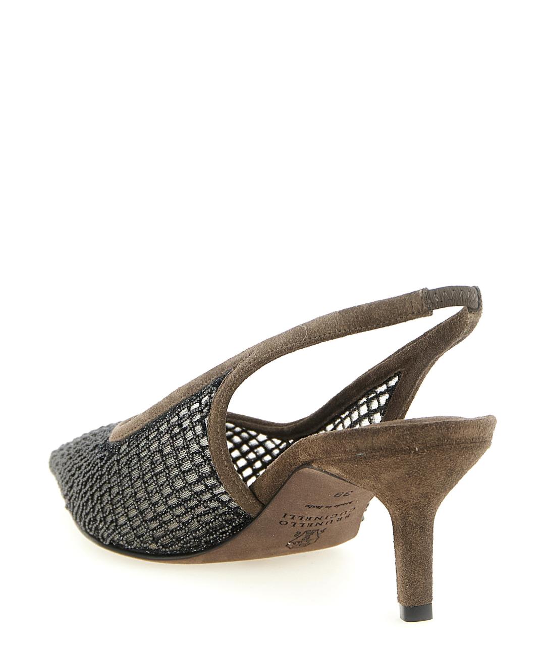 BRUNELLO CUCINELLI Коричневые кожаные туфли, фото 3