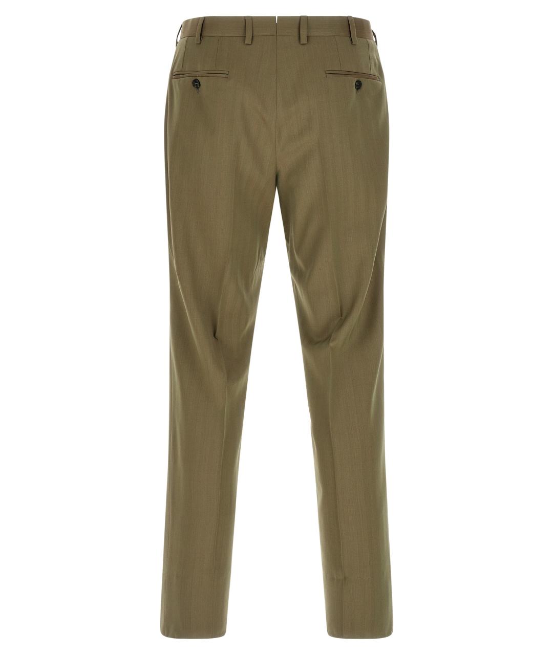 BRIONI Зеленый классический костюм, фото 5