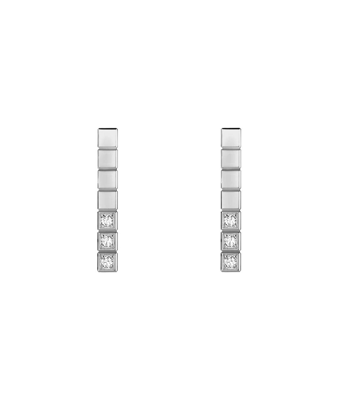 CHOPARD Серебряные серьги из белого золота, фото 3